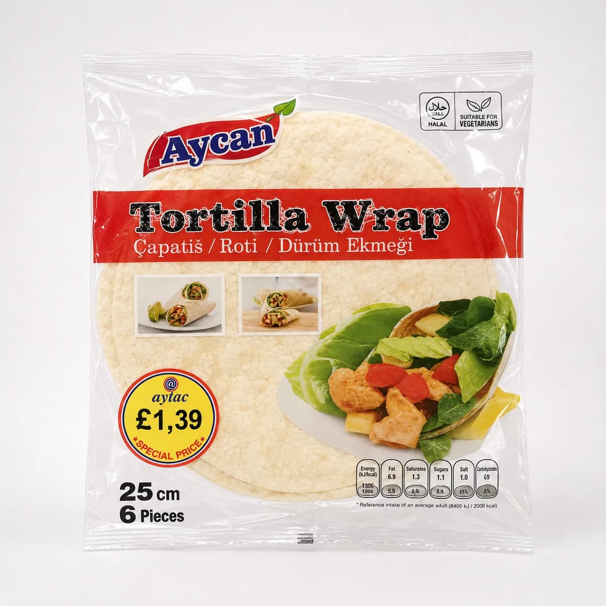 Aytaç Tortilla Wraps 25cm