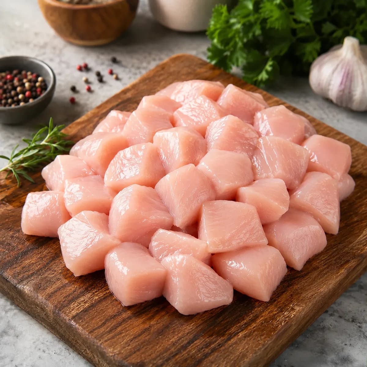Diced Chicken Breast