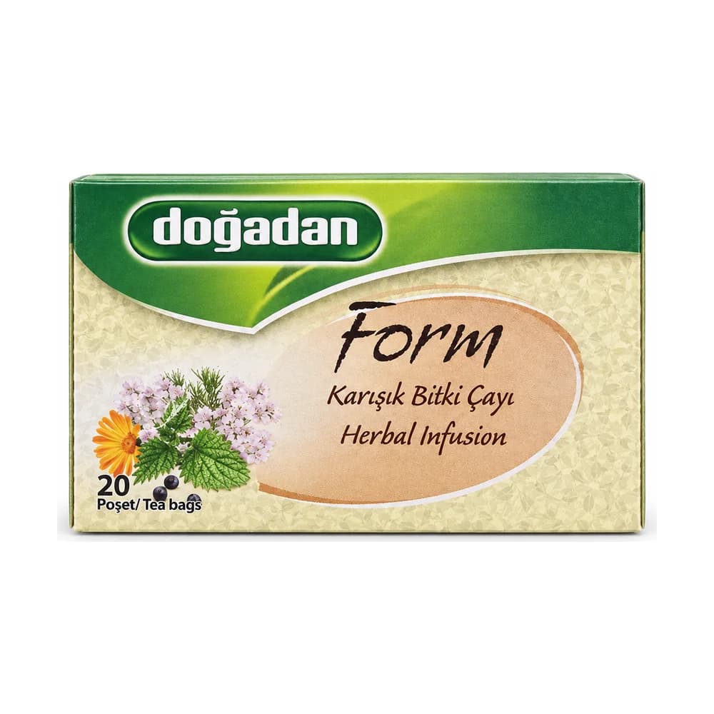Doğadan Form Mixed Herbal Infusion, 20 Tea Bags