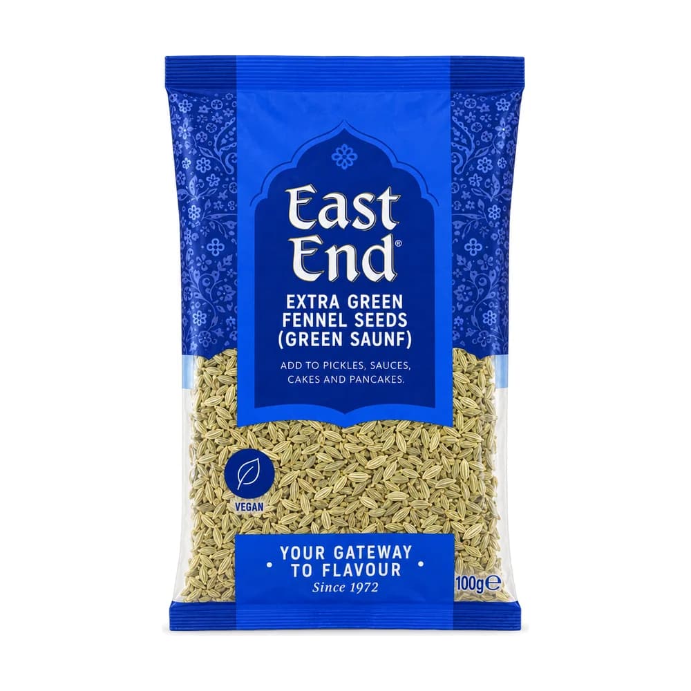 East End Green Fennel Seeds 100g (Saunf)