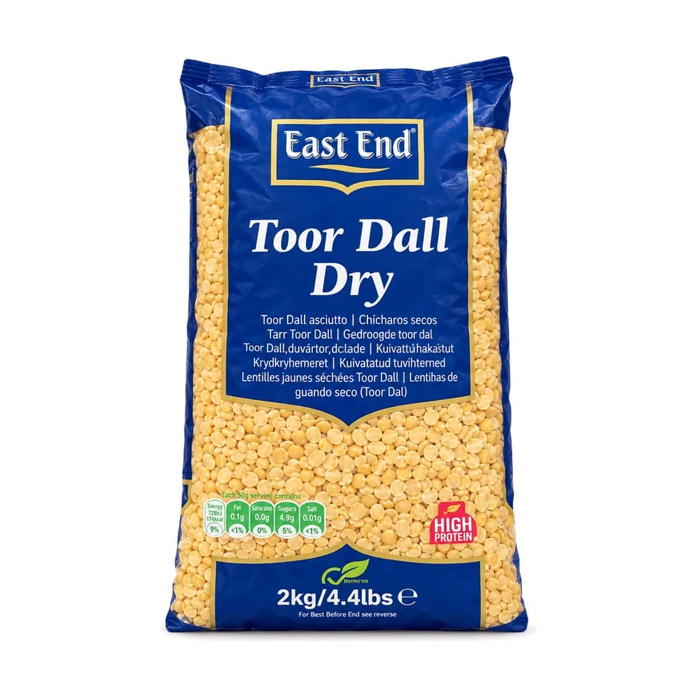East End Toor Dall 2kg (Dry)