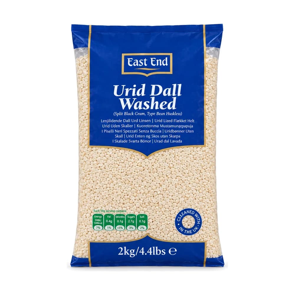 East End Urid Dall Washed 2kg