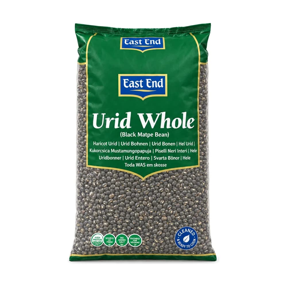 East End Urid Whole 2kg (Black Matpe Beans)