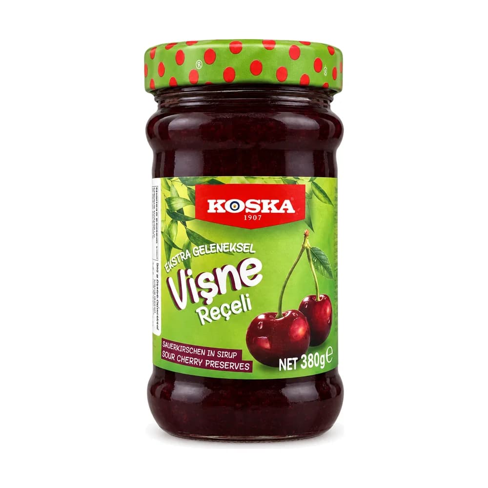Koska Sour Cherry Jam 380g (Vişne Reçeli)