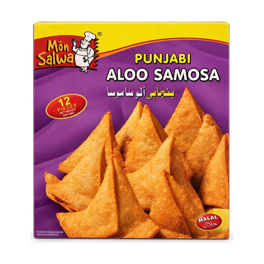 Mon Salwa Punjabi Aloo Samosa (12 Pieces)