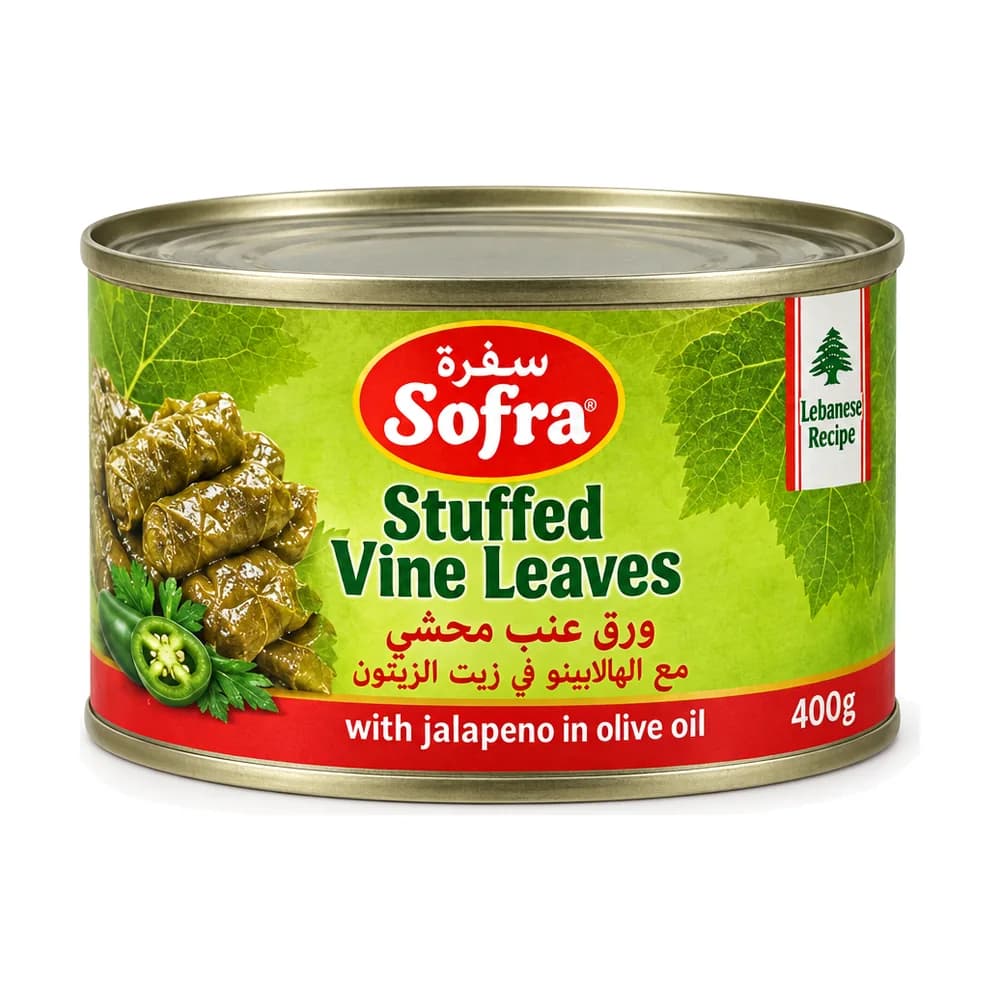 Sofra Stuffed Vine Leaves with Jalapeño 400g