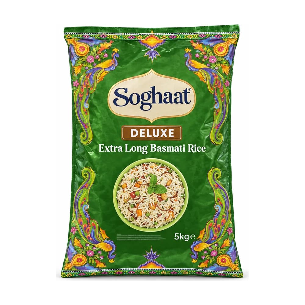 Soghaat Deluxe Extra Long Basmati Rice 5kg