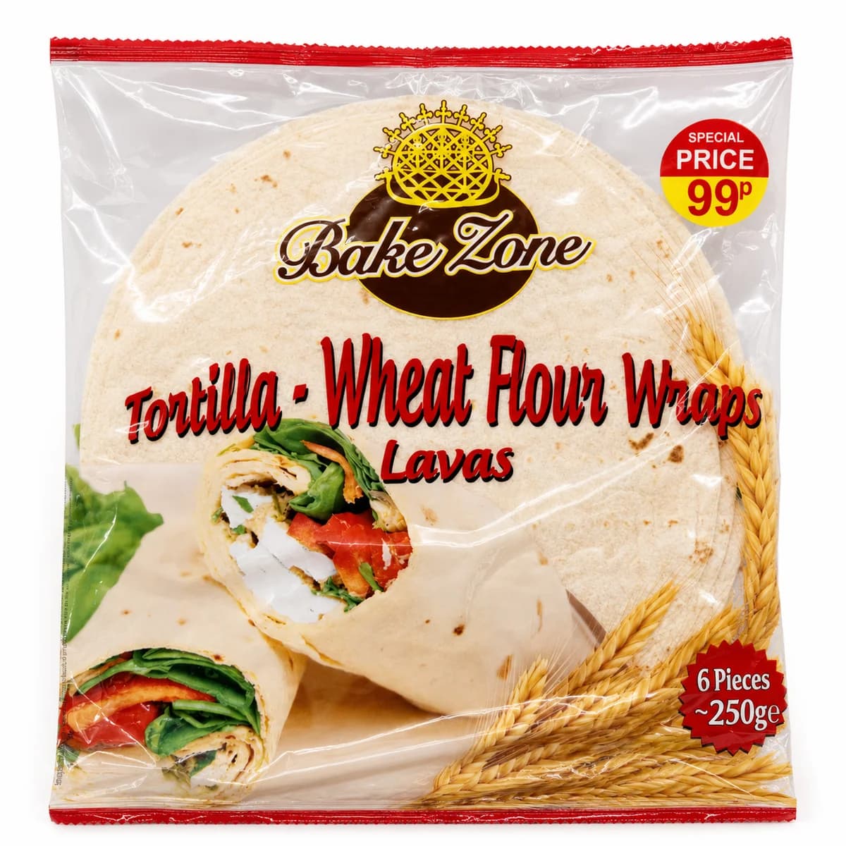 Begone Tortilla Wheat Flavour Wraps