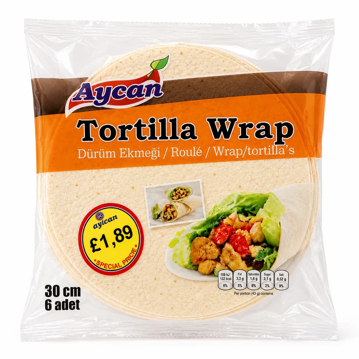 Aytaç Tortilla Wraps 30cm