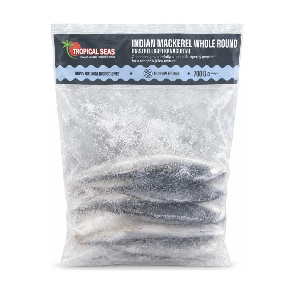 Tropical Seas Indian Mackerel Whole Round 700g