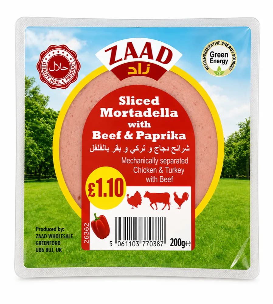 ZAAD Mortadella Beef & Paprika
