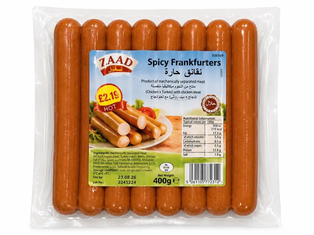 ZAAD Spicy Frankfurters