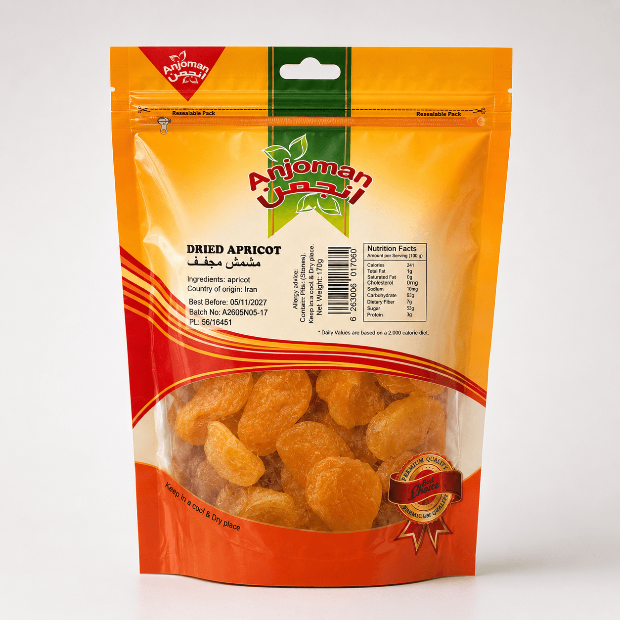 Anjoman Dried Apricot