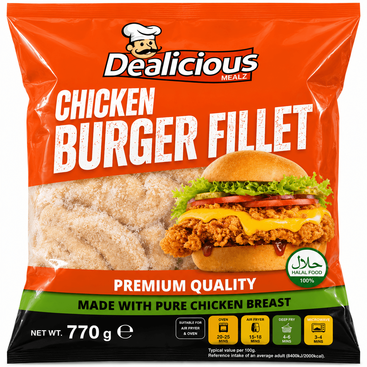 Dealicious Chicken Burger Fillet