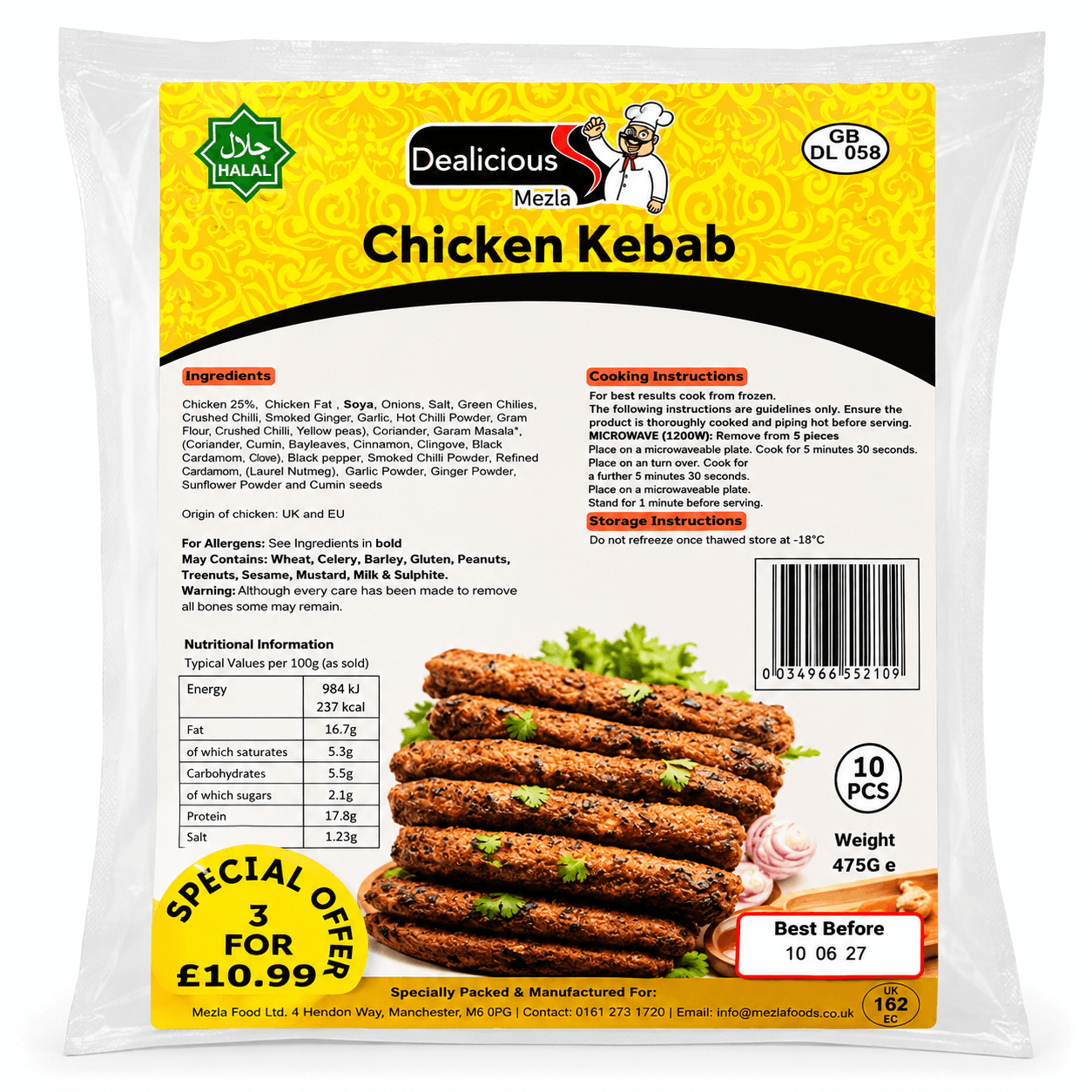 Dealicious Chicken Kebab