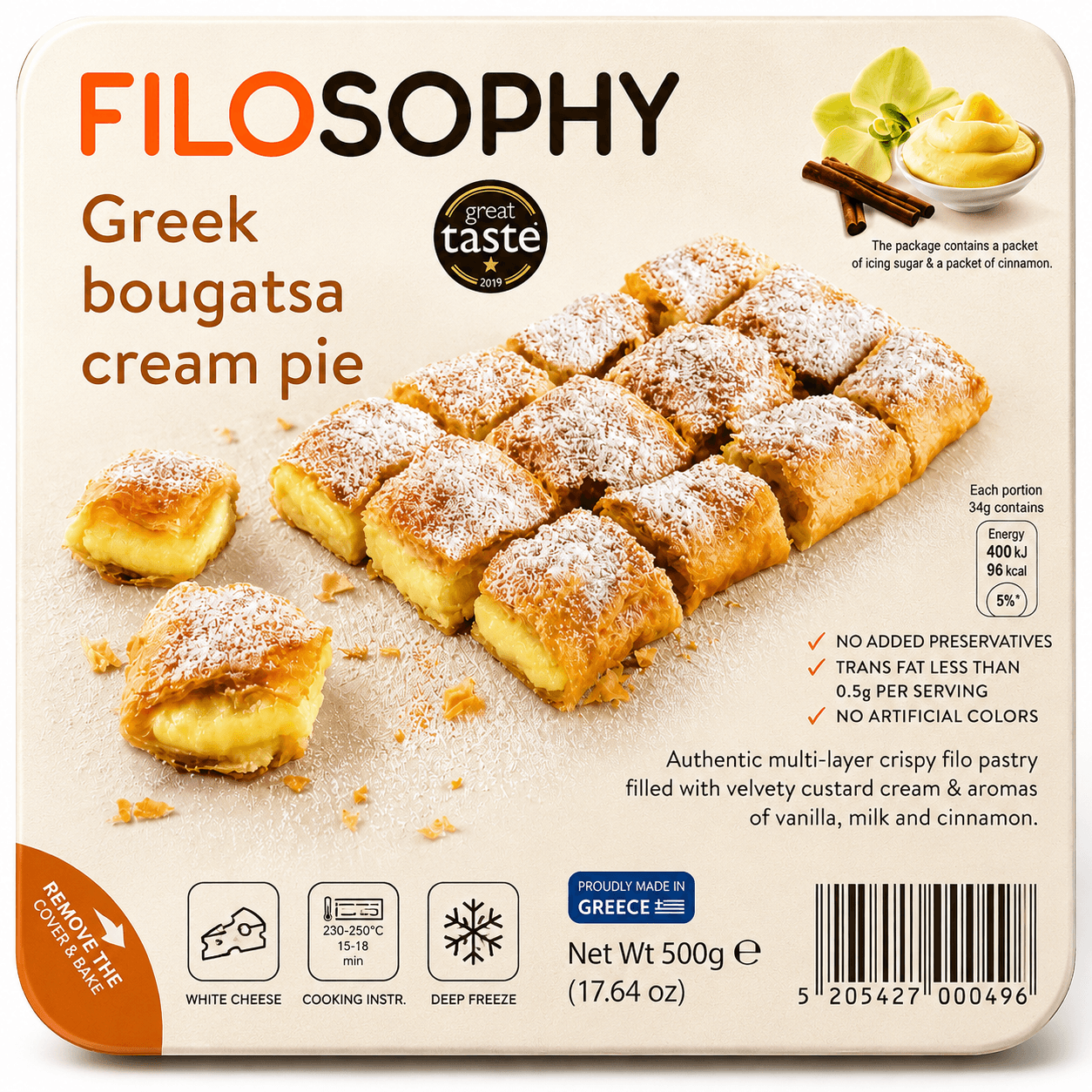 FiloSophy Greek Bougatsa Cream Pie