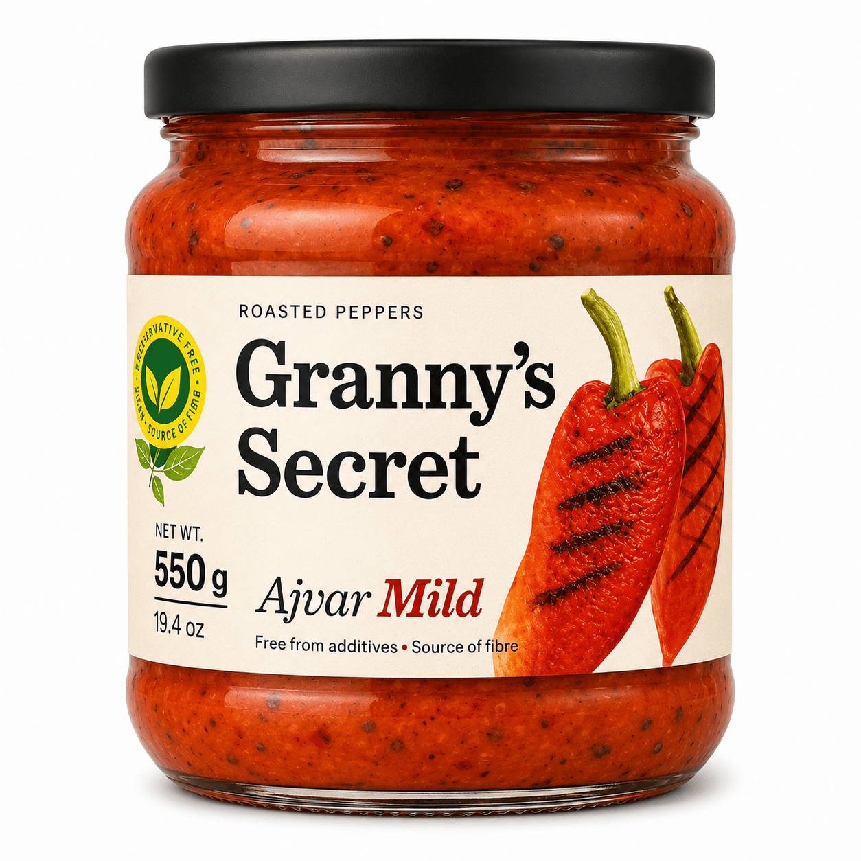 Granny's Secret Ajvar Mild (Roasted Peppers)