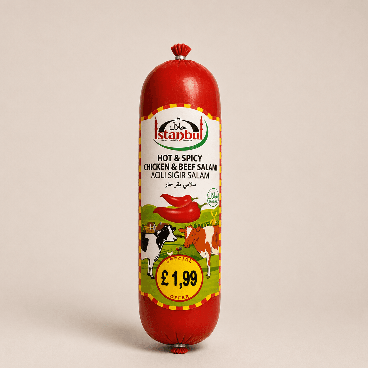 Istanbul Hot Spicy Chicken & Beef Salami
