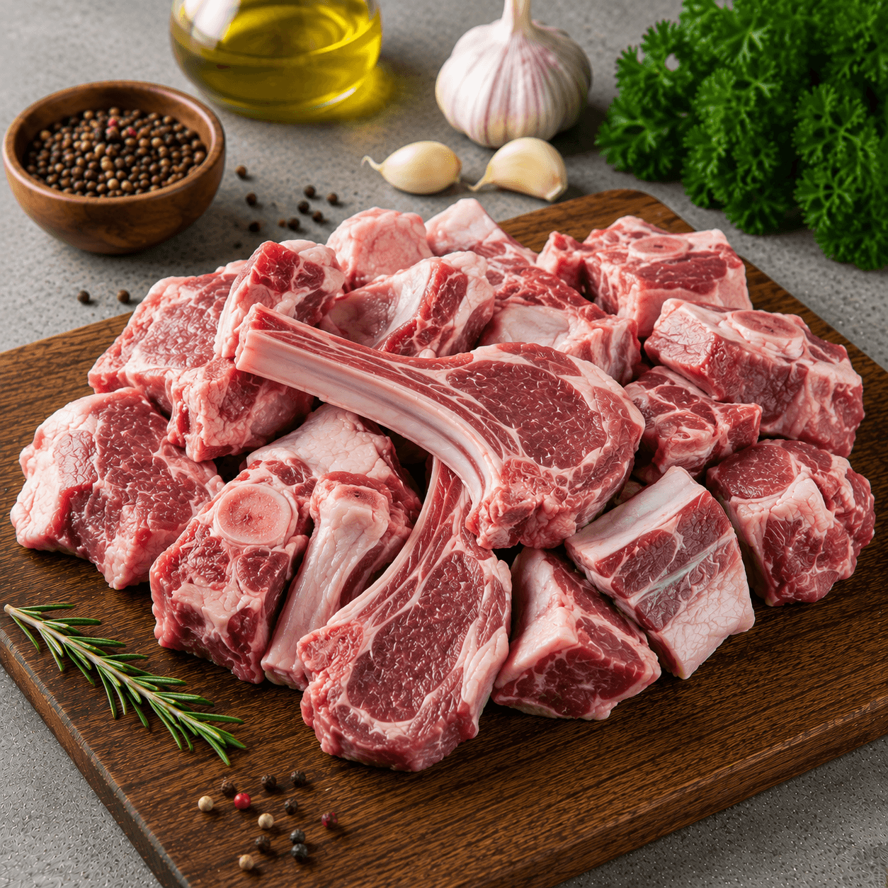 Mixed Lamb on the Bone