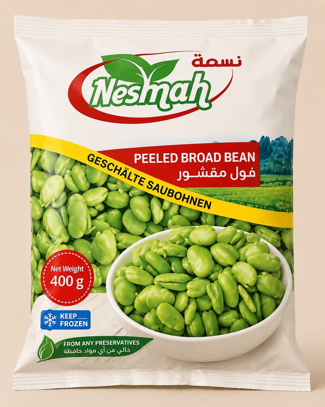 Nesmah Peeled Broad Bean