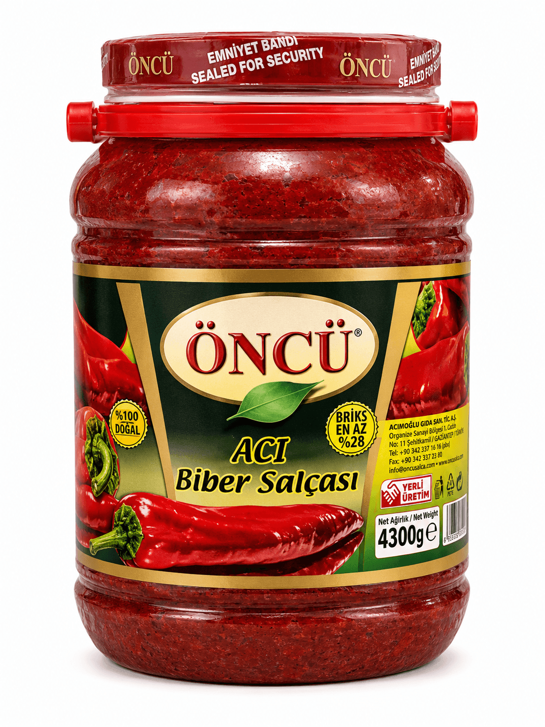 Öncü Hot Pepper Paste
