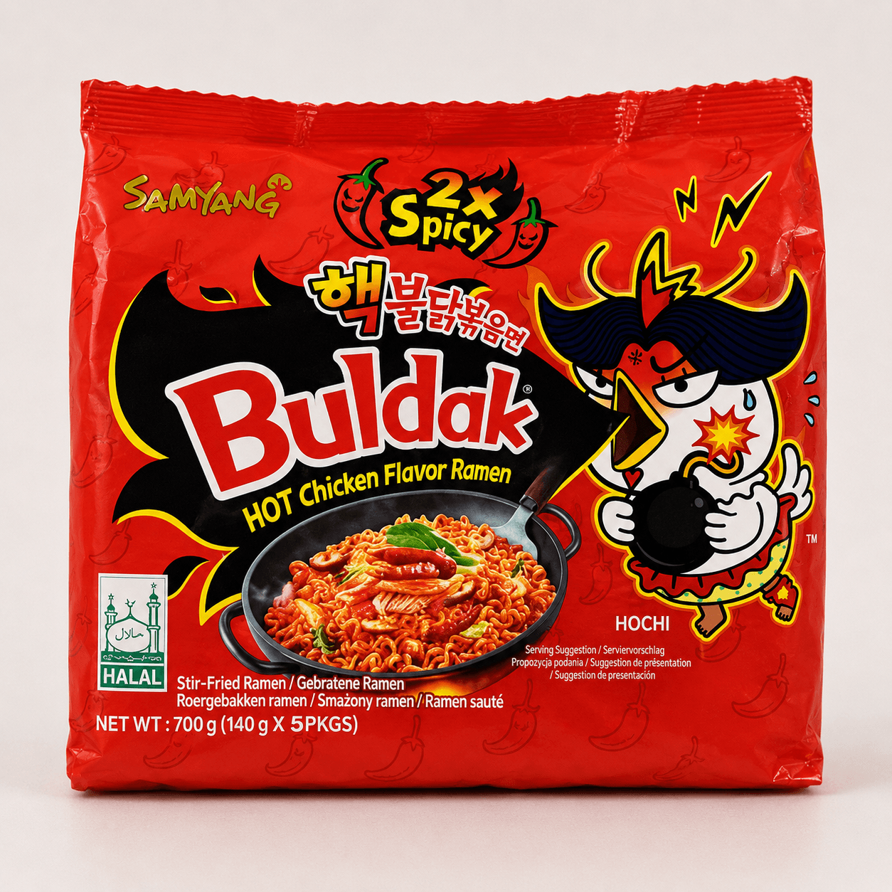 Samyang Buldak Hot Chicken Flavour Ramen 2x Spicy Noodles
