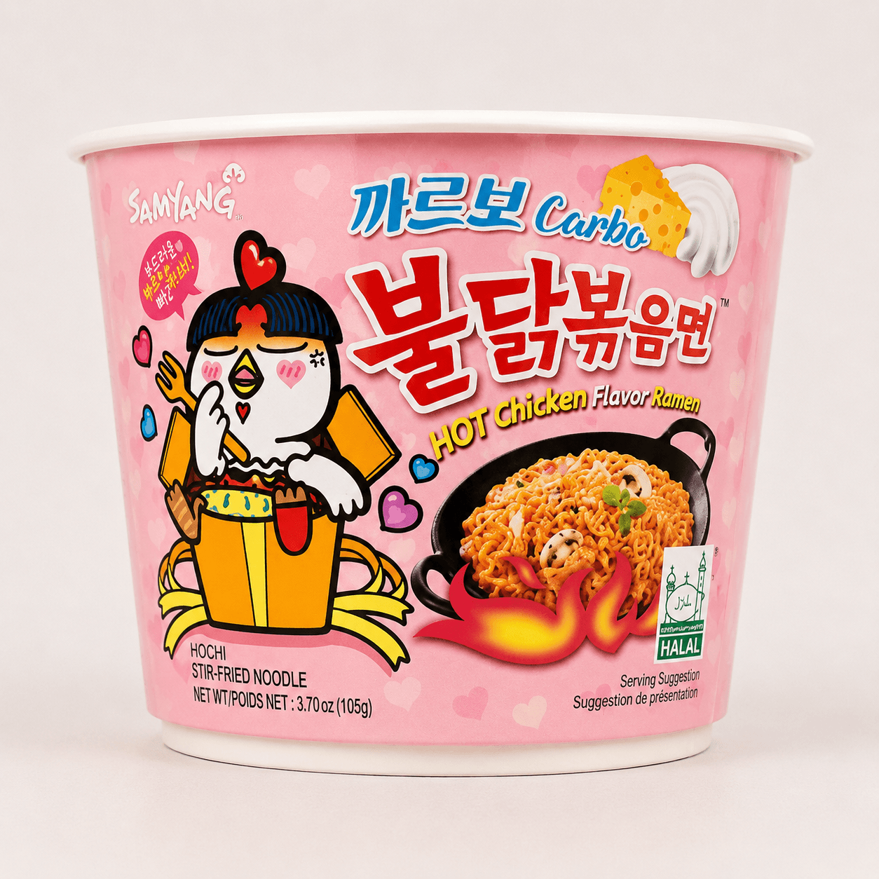 Samyang Buldak Ramen Noodles Big Bowl Carbonara