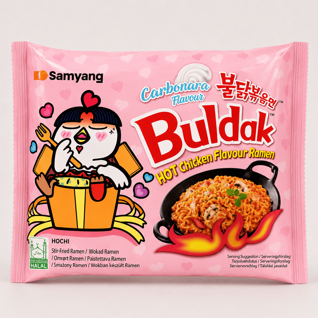 Samyang Carbonara Buldak Hot Chicken Flavour Ramen Noodles