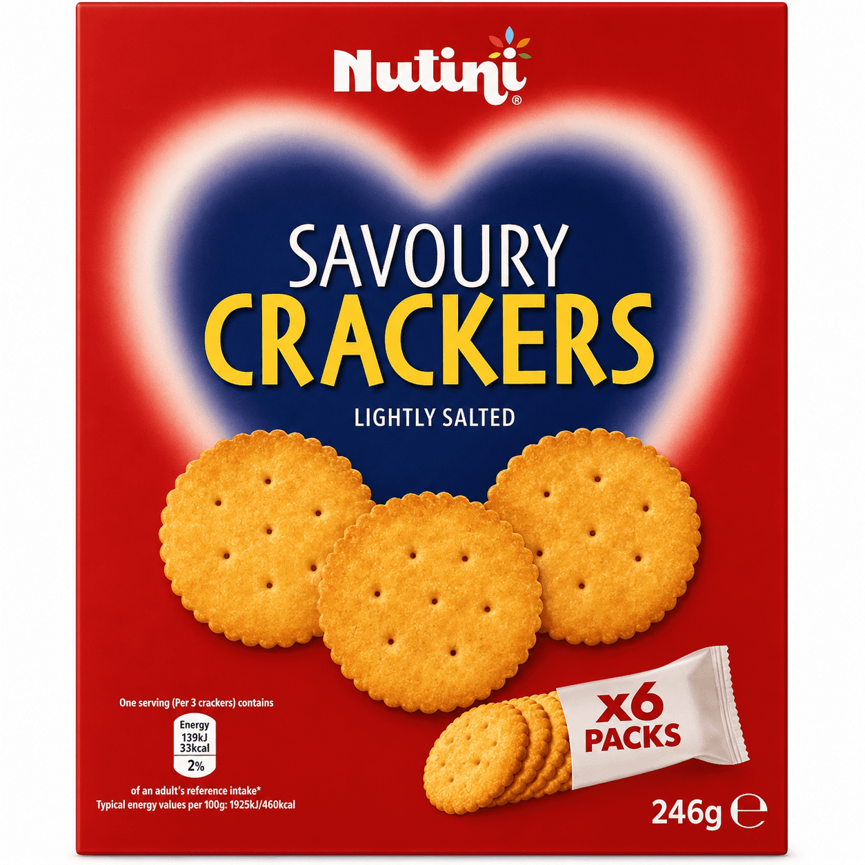 Savoury Crackers lightly salted