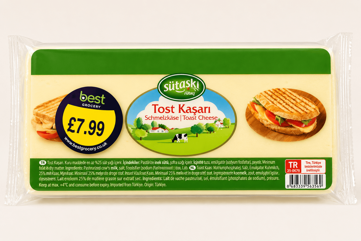 Sütaş Toast Kashkaval Cheese