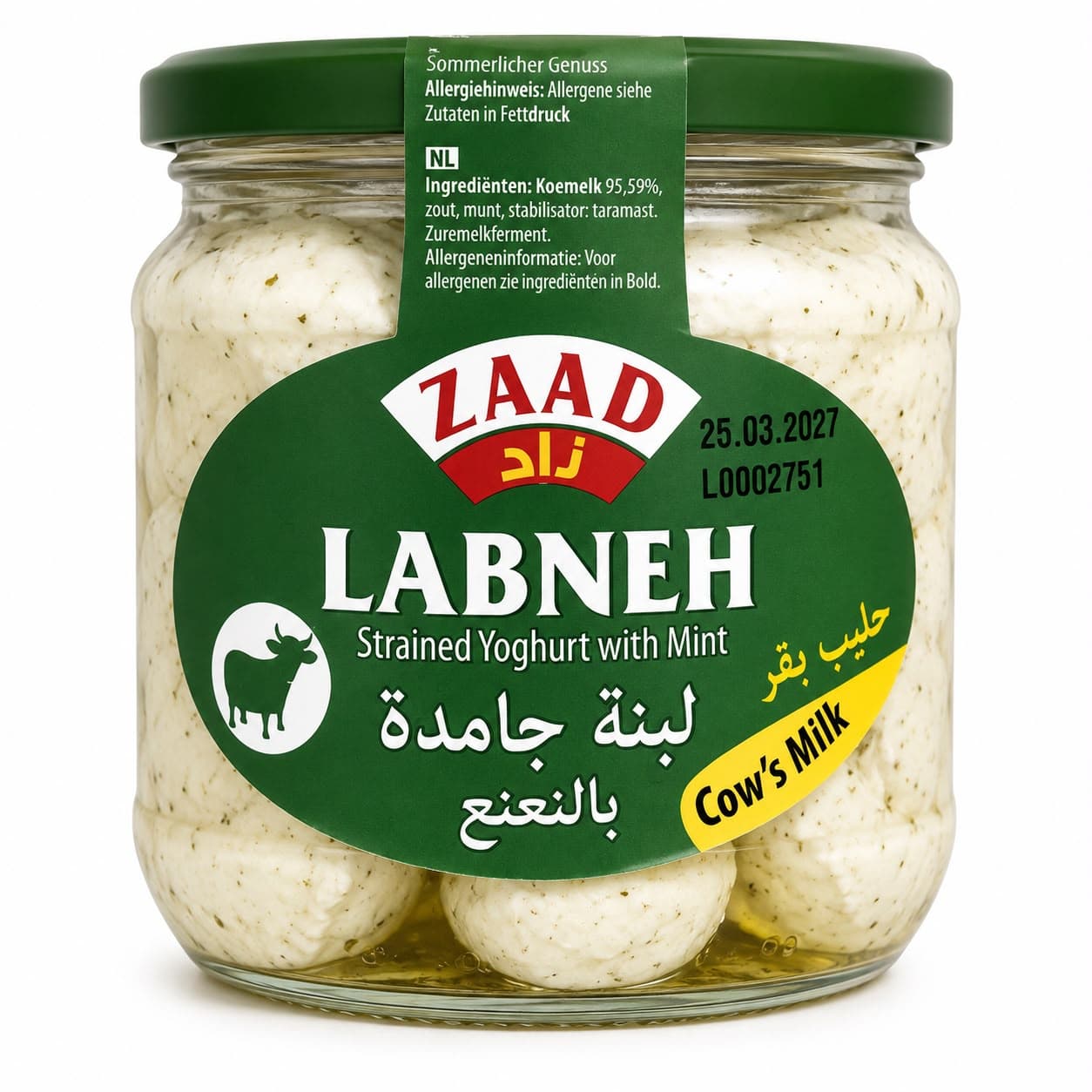 ZAAD Cow Labneh Balls with Mint