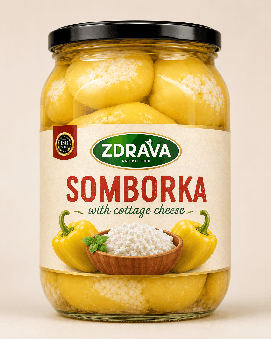 Zdrava Somborka with Cottage Cheese